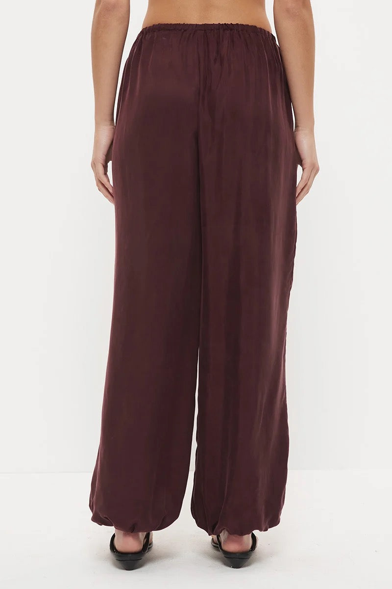 Mon Renn Eadie Harem Pant Chestnut