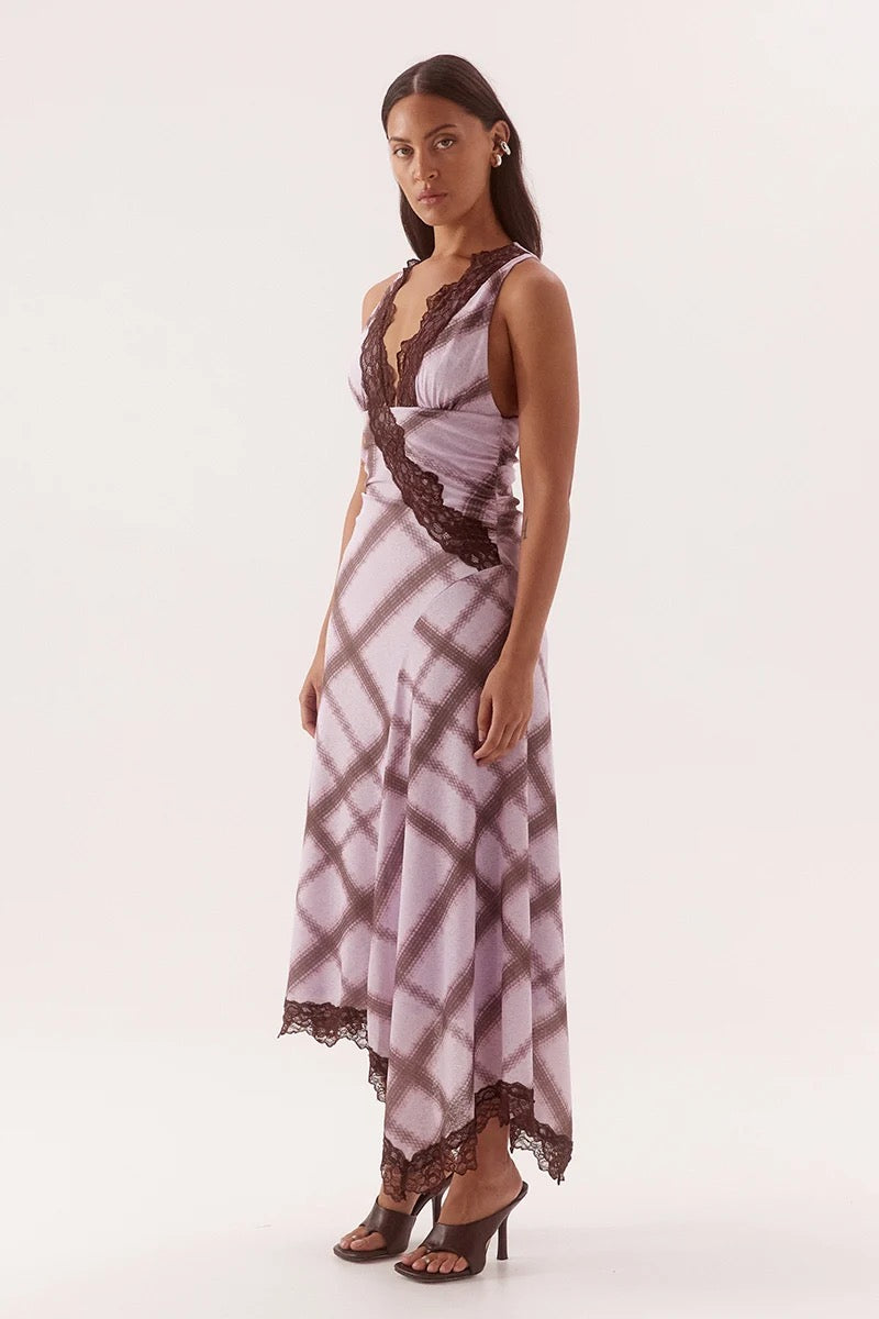 Sovere Ashti Dress Plaid