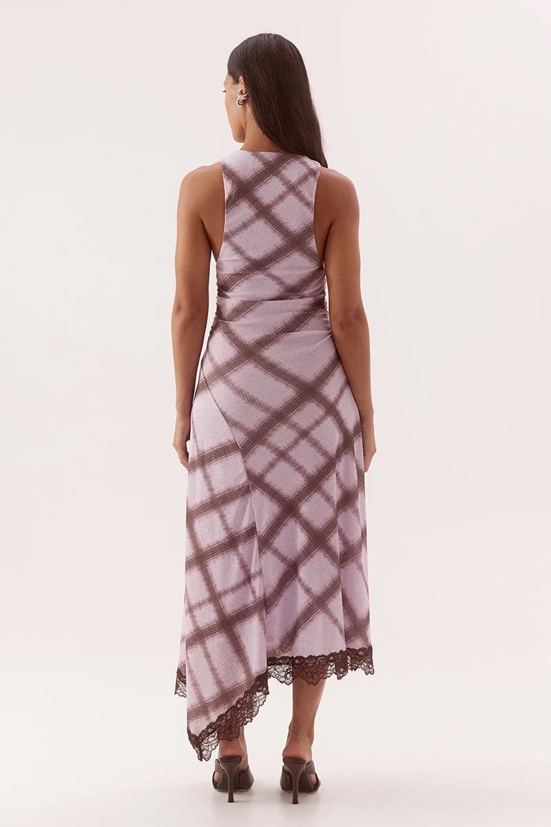 Sovere Ashti Dress Plaid