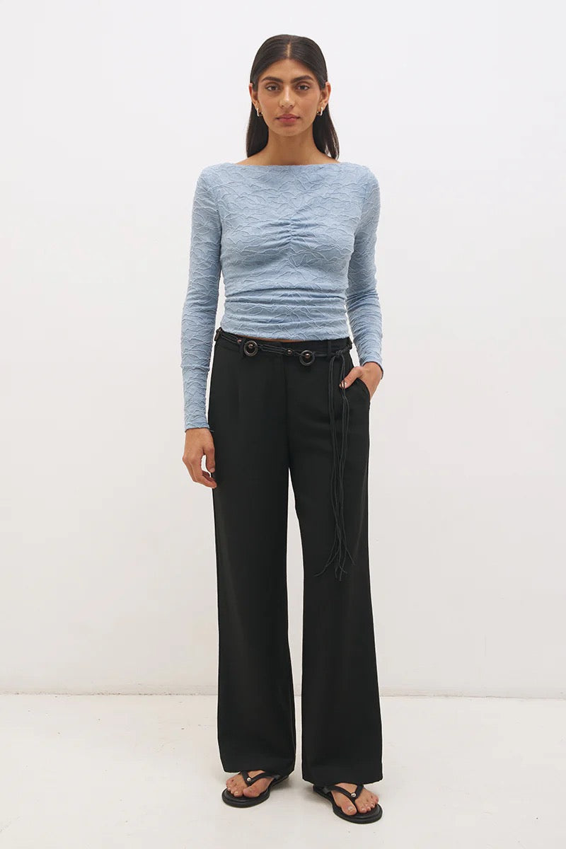 Mon Renn Willow Top Powder Blue