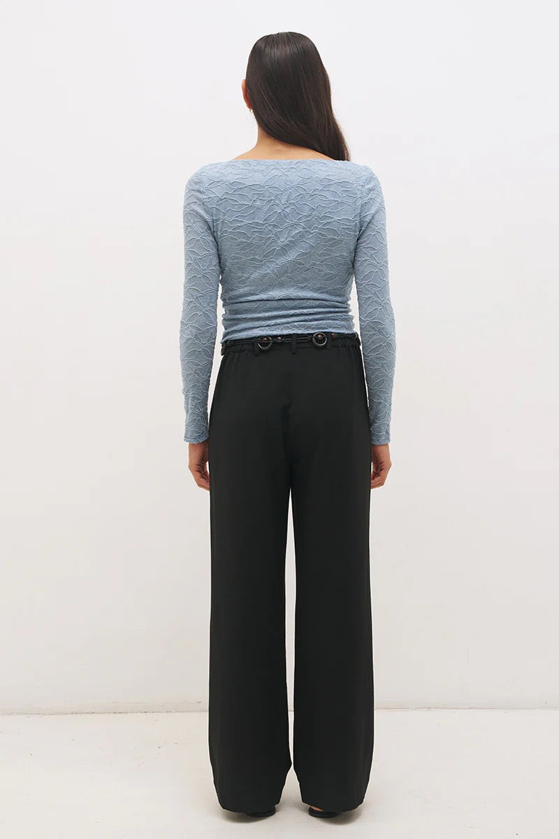 Mon Renn Willow Top Powder Blue