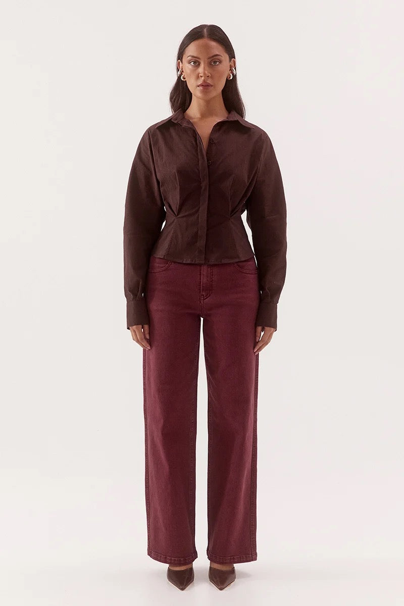 Sovere Marlowe Shirt Espresso