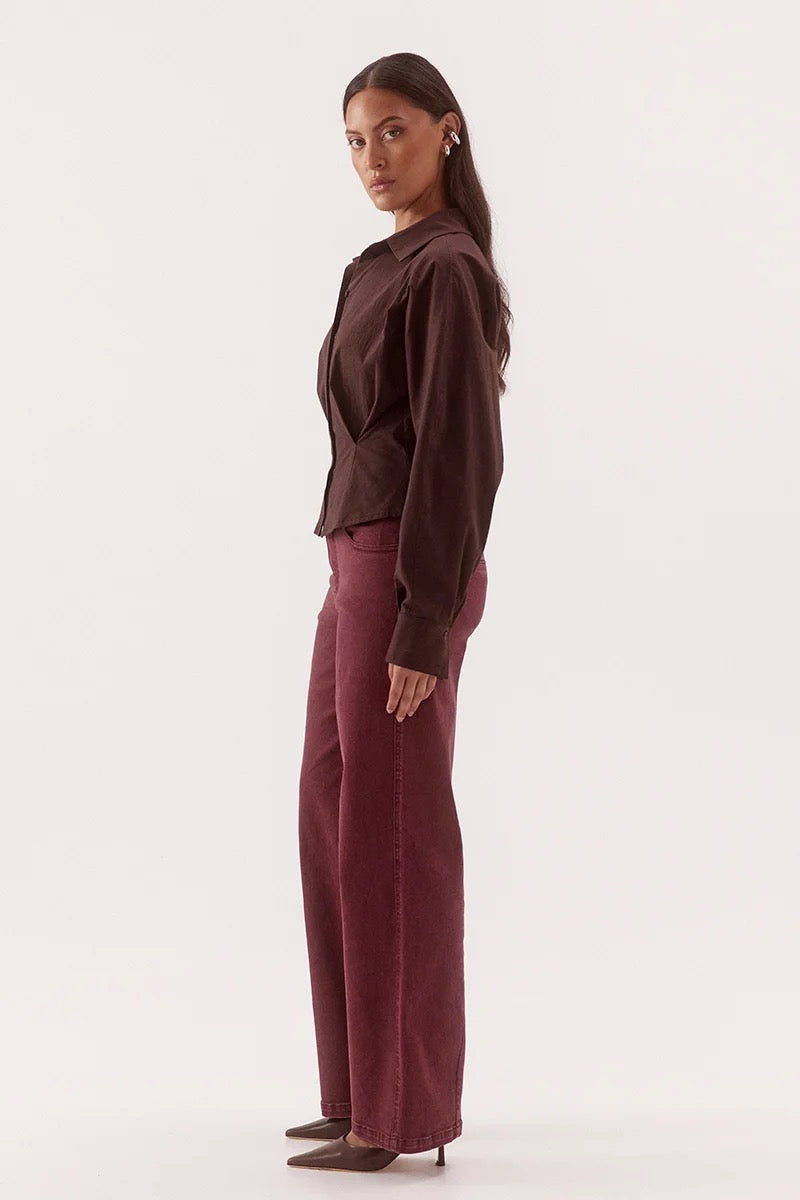 Sovere Marlowe Shirt Espresso
