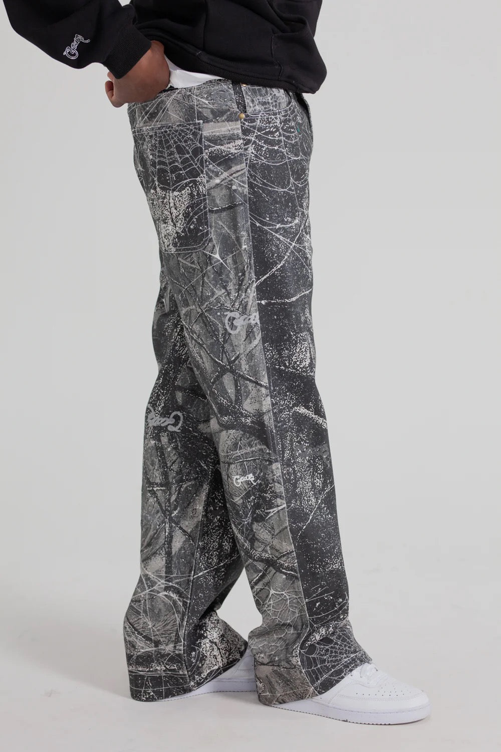 Crate Baggy Barry Tree Camo 2.0 Denim - Midnight