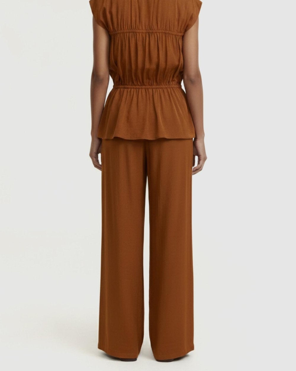Staple the Label Solene Tie Front Top Copper