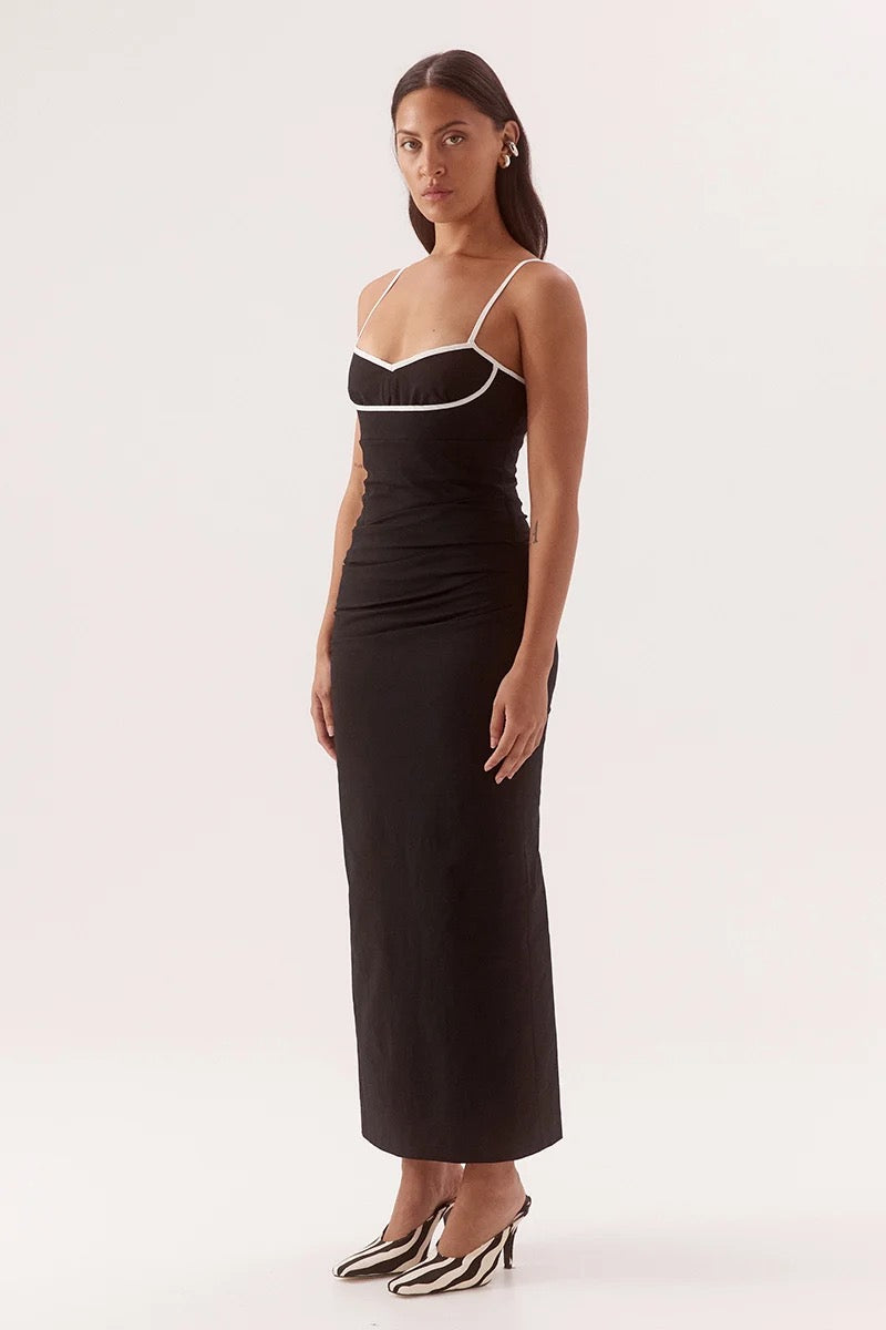 Sovere Britta Dress Black/Chalk