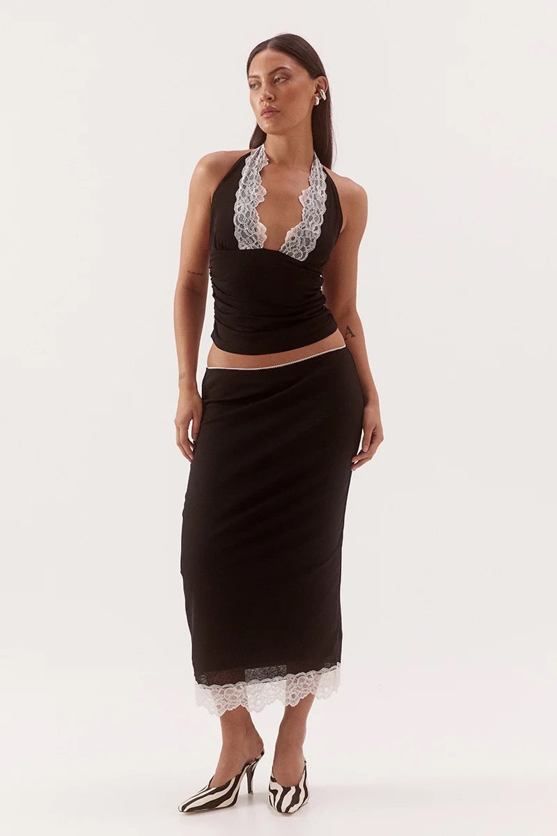 Sovere Harlow Top Black/Chalk