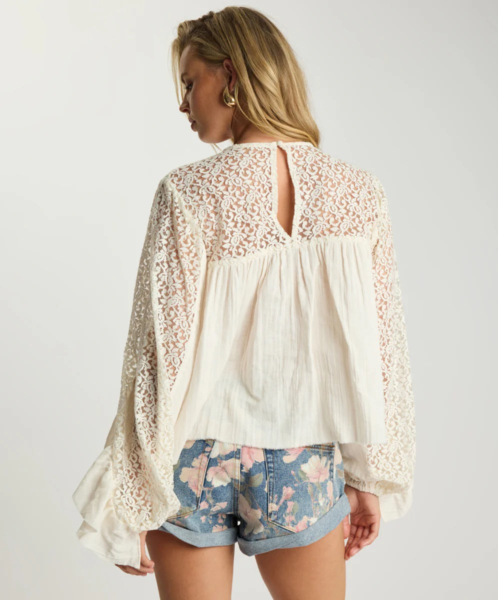 One Teaspoon Willow Haven Blouse Ivory