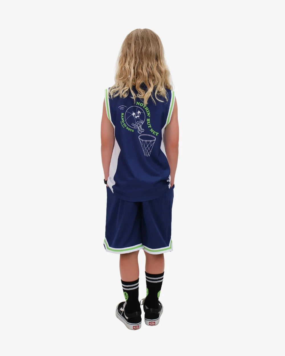 Band of Boys Navy/White BOB Slam Dunk Tank