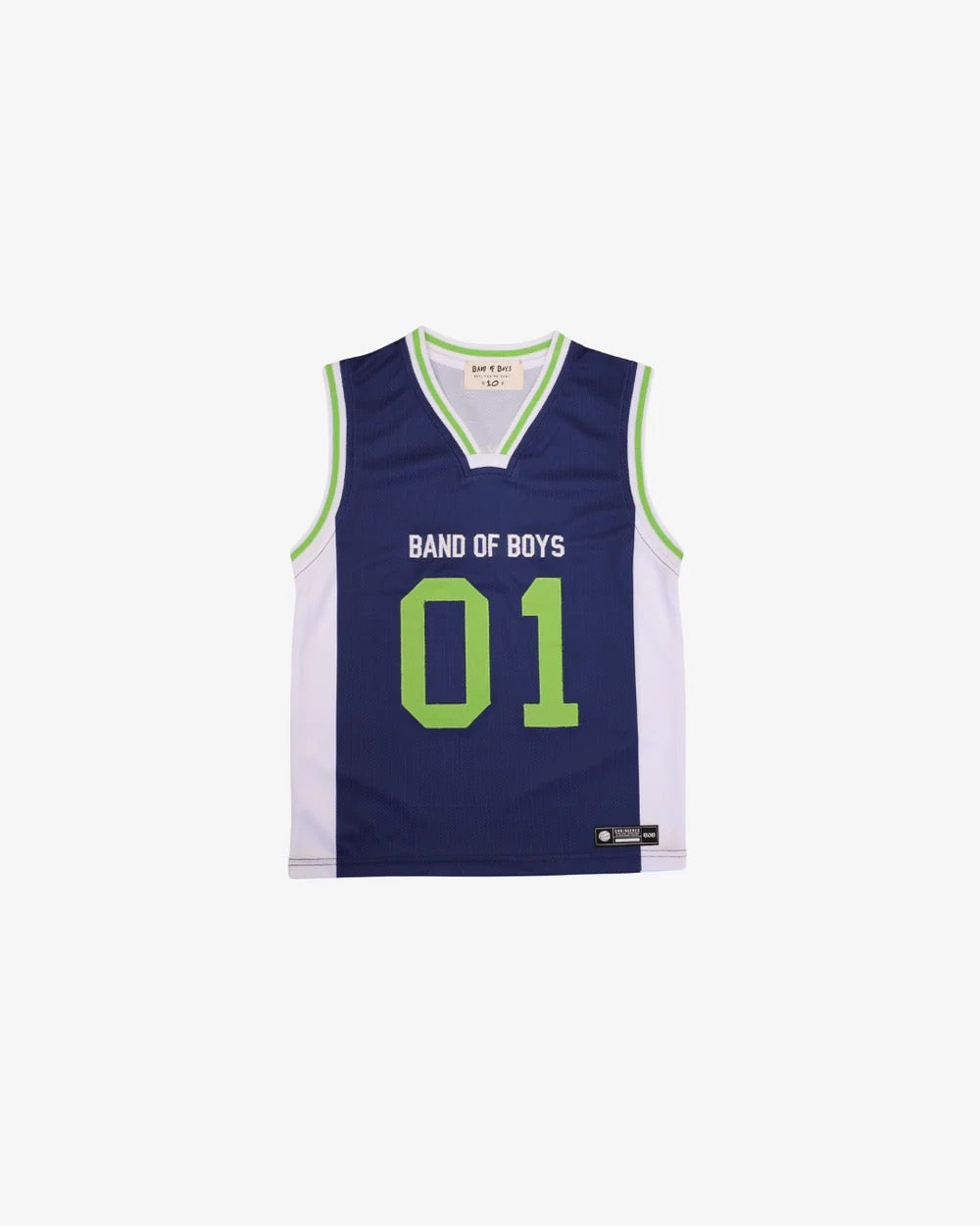 Band of Boys Navy/White BOB Slam Dunk Tank