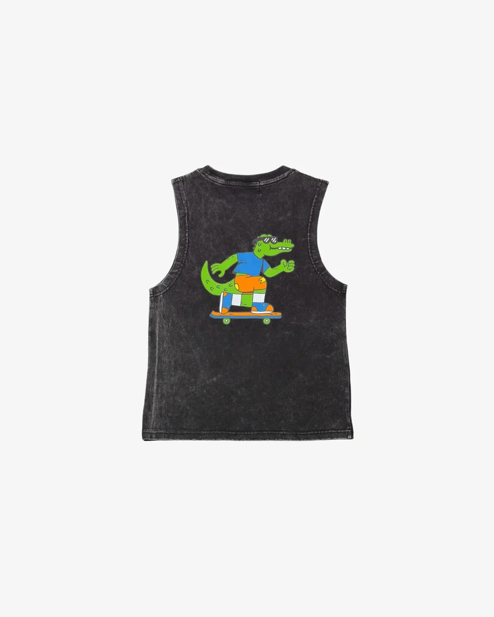 Band of Boys Black Wash Croc Skater Tank