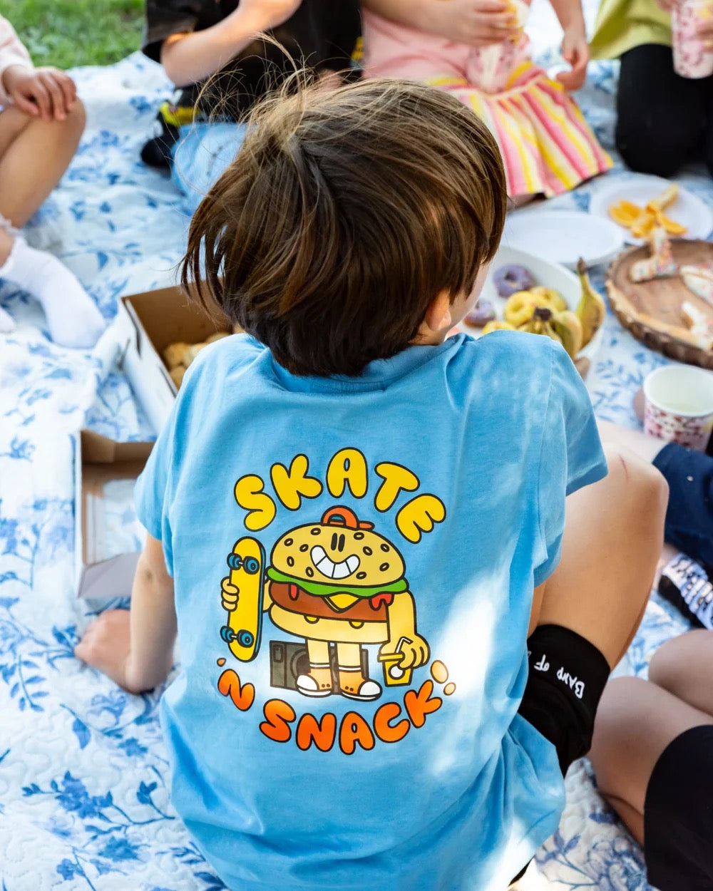 Band of Boys Blue Burger Tee