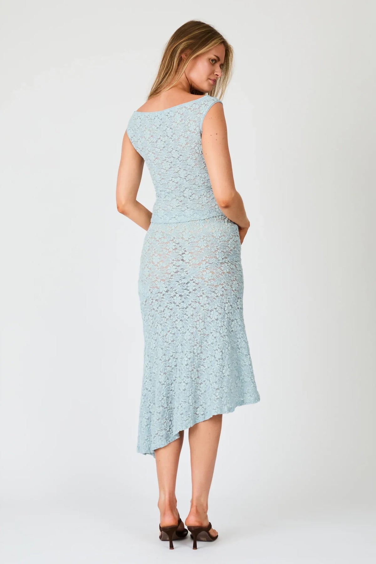 Rollas Fia Lace Top Mist