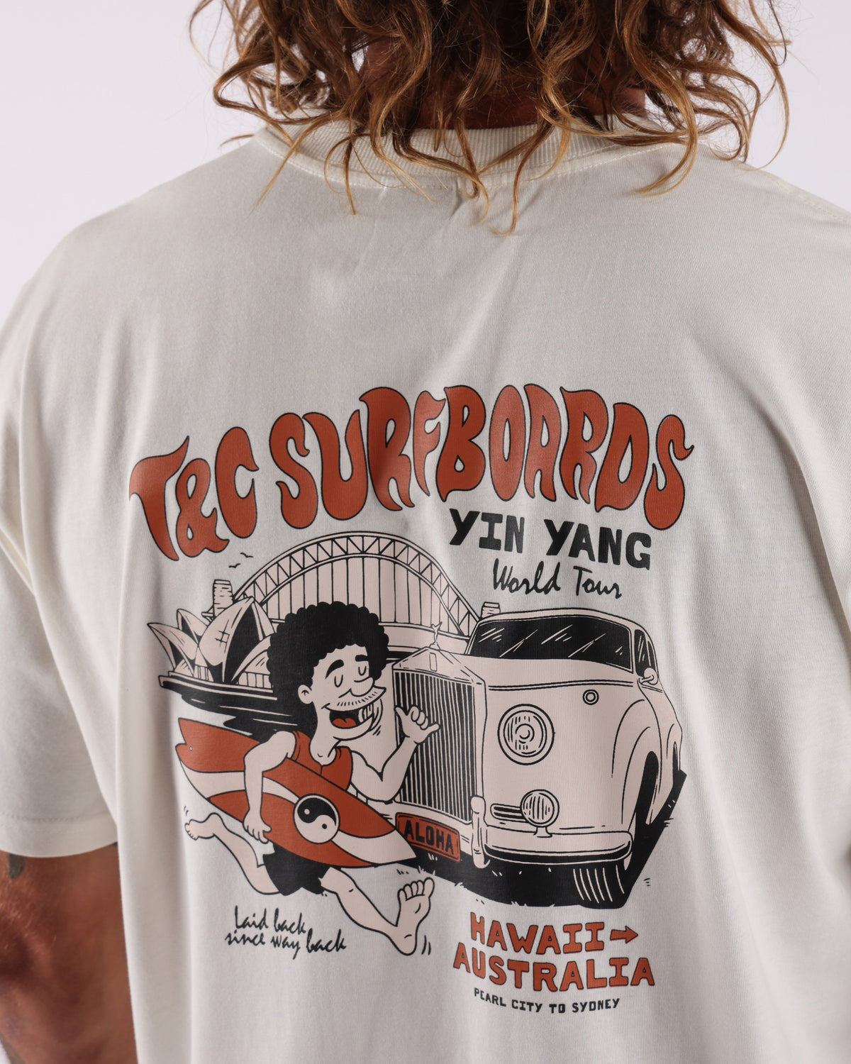 T&C Boys World Tour Tee Natural