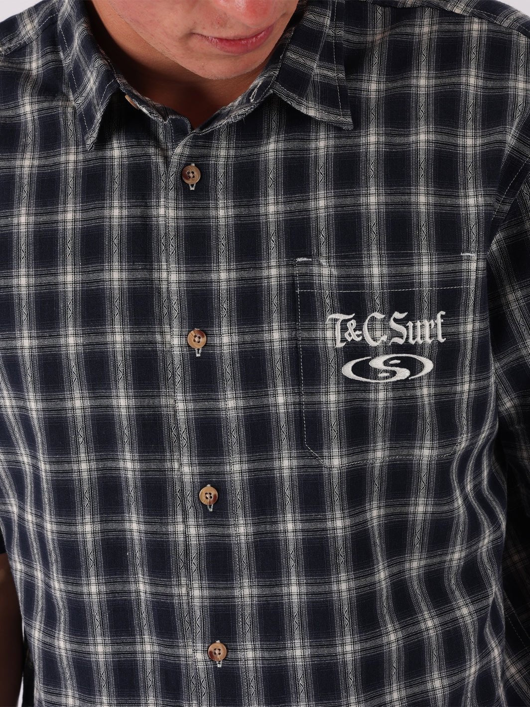 T&C Austin S/S Shirt Charcoal