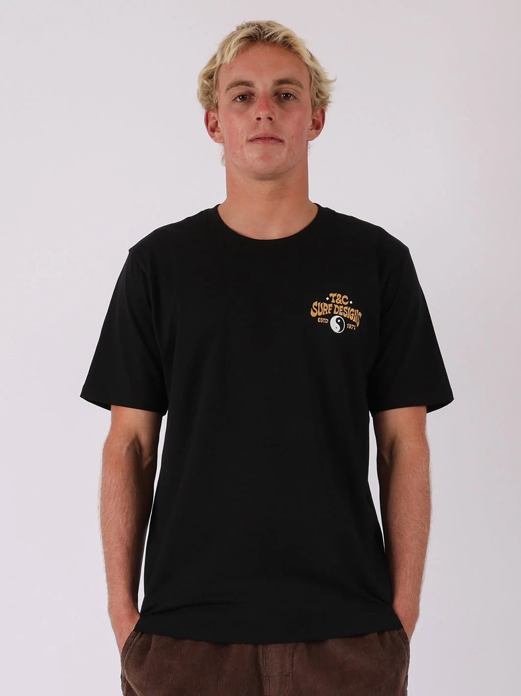 T&C Good Vibes Tee Black