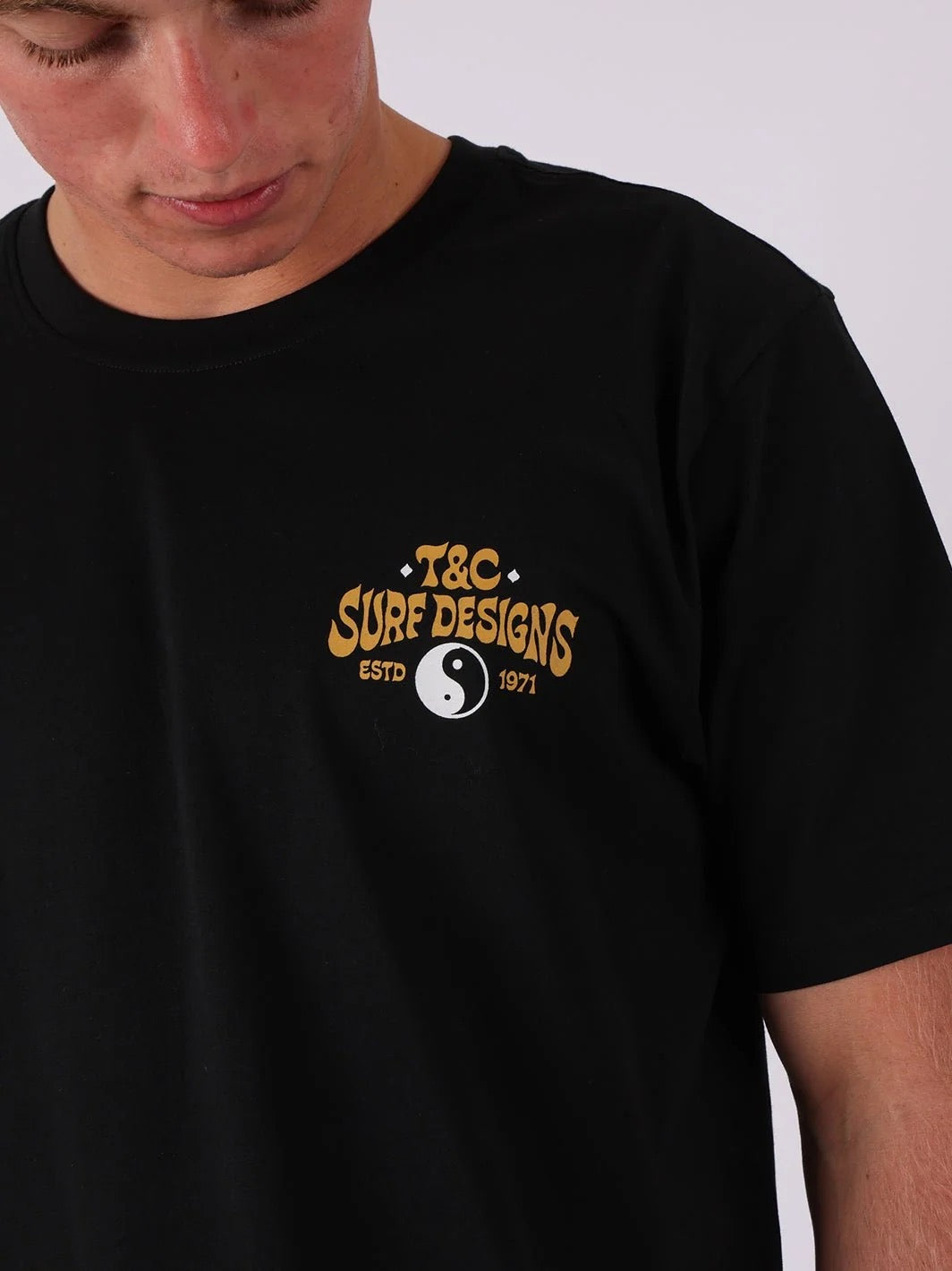 T&C Good Vibes Tee Black