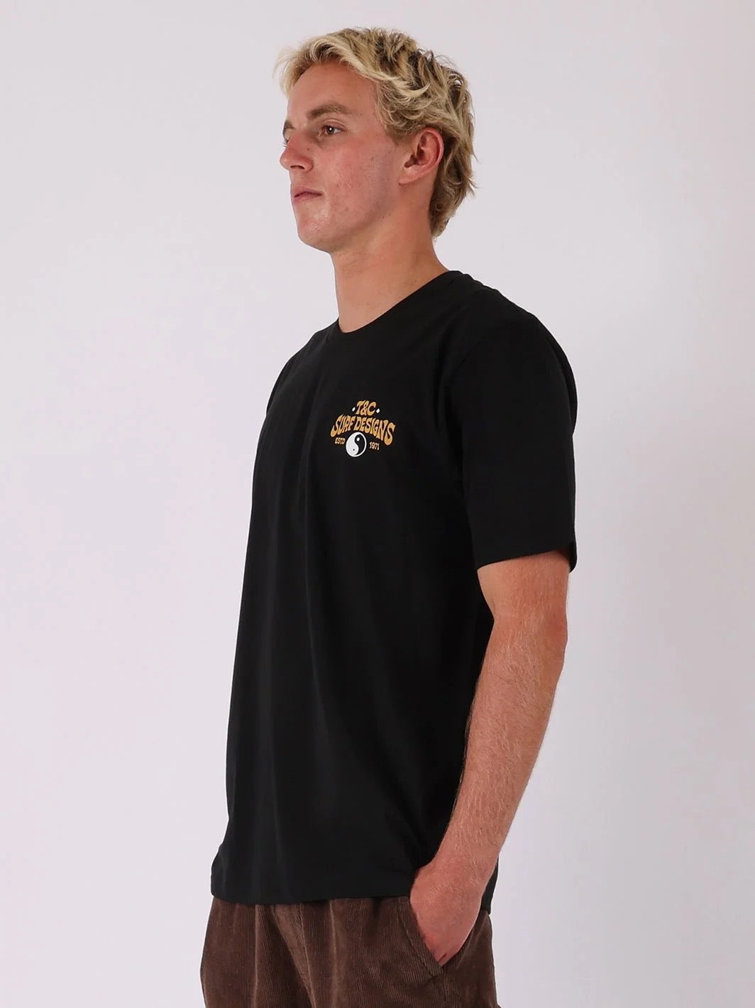 T&C Good Vibes Tee Black