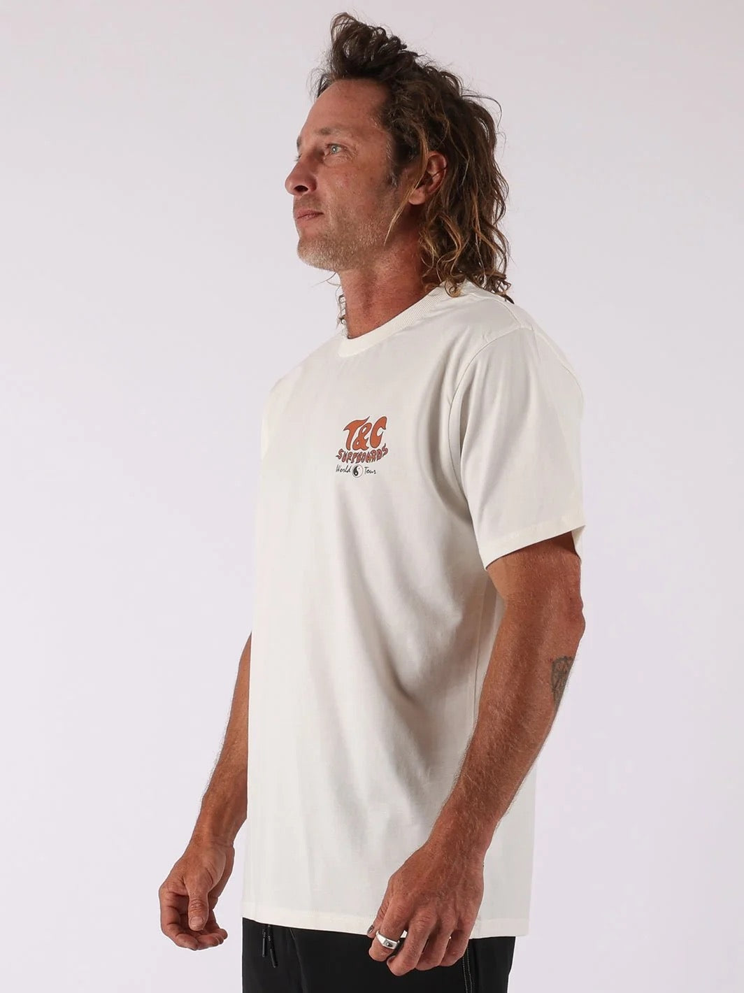 T&C World Tour Tee Natural
