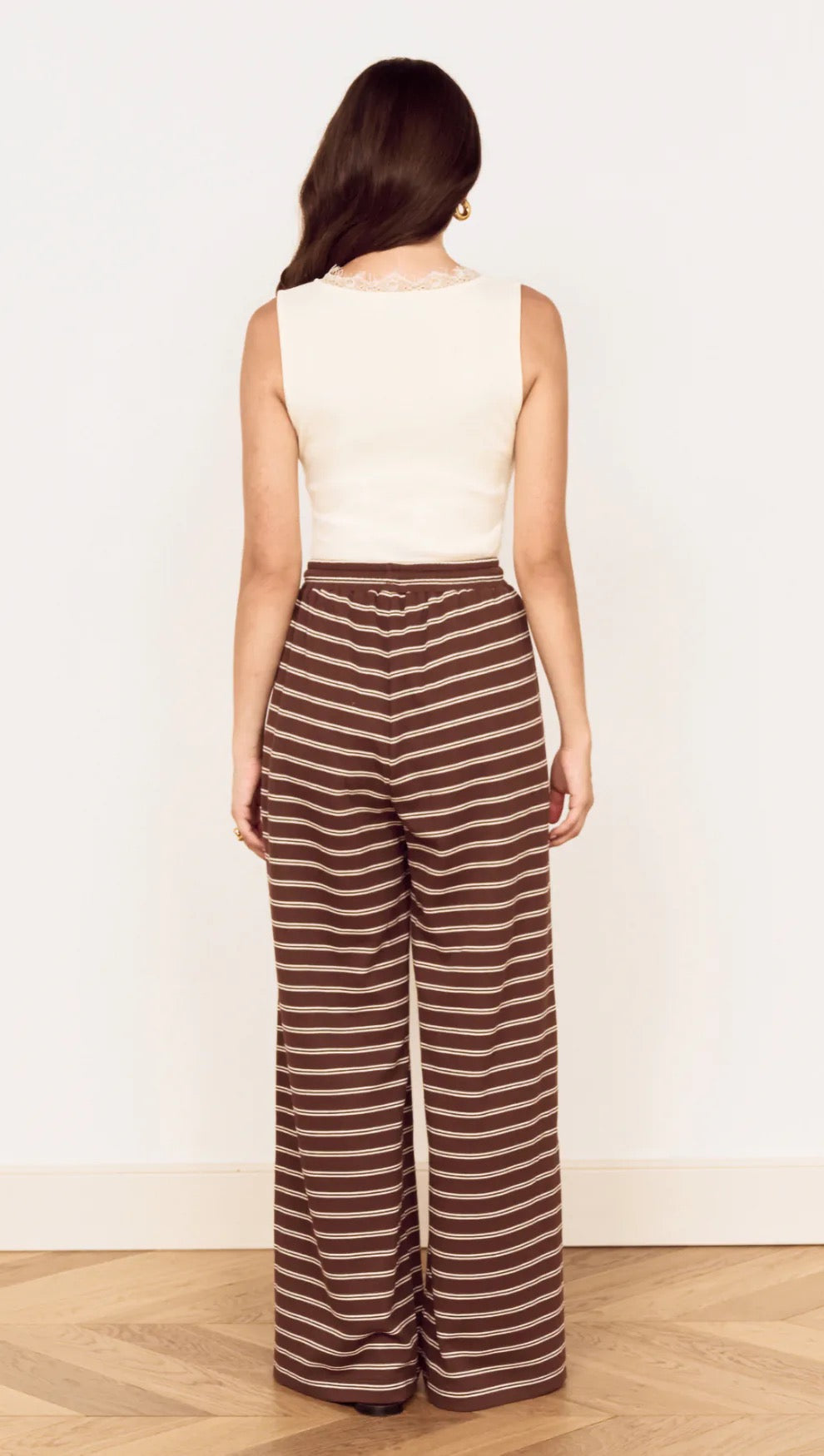 Mink Pink Vesper Drawstring Pant Choc