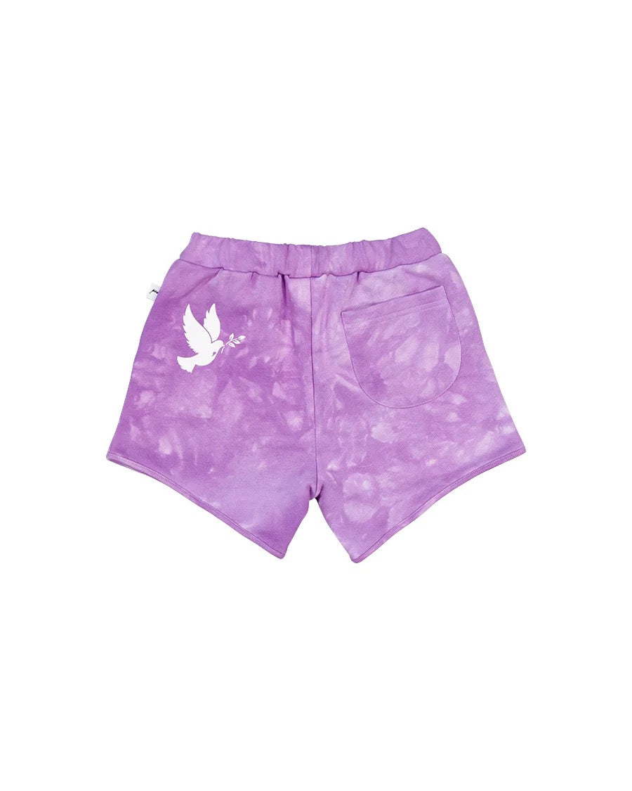 Kissed by Radicool Amethyst Tie Dye Short