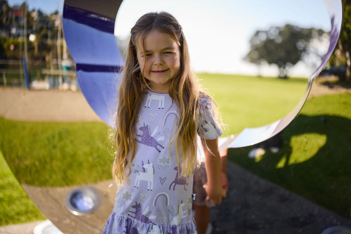 Kissed by Radicool Magical Unicorns Frill Dress