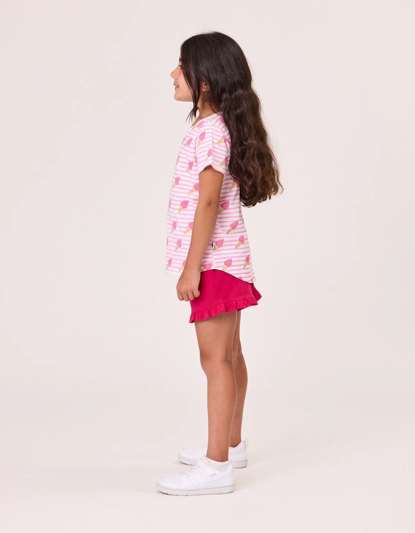 Kissed by Radicool Frill Short in Raspberry Pink