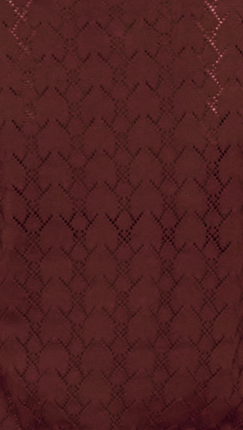 Mink Pink Calla Knit Tee Choc