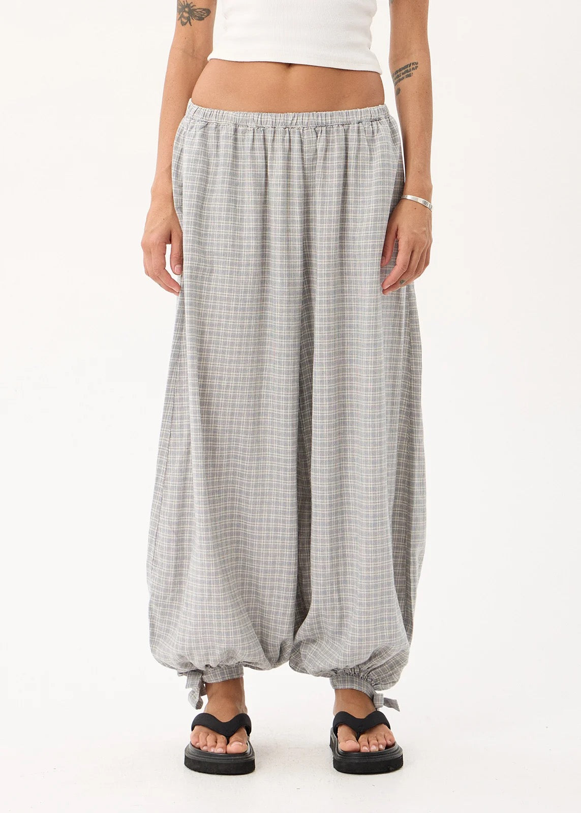 Afends Lyana - Balloon Pant Silver Birch