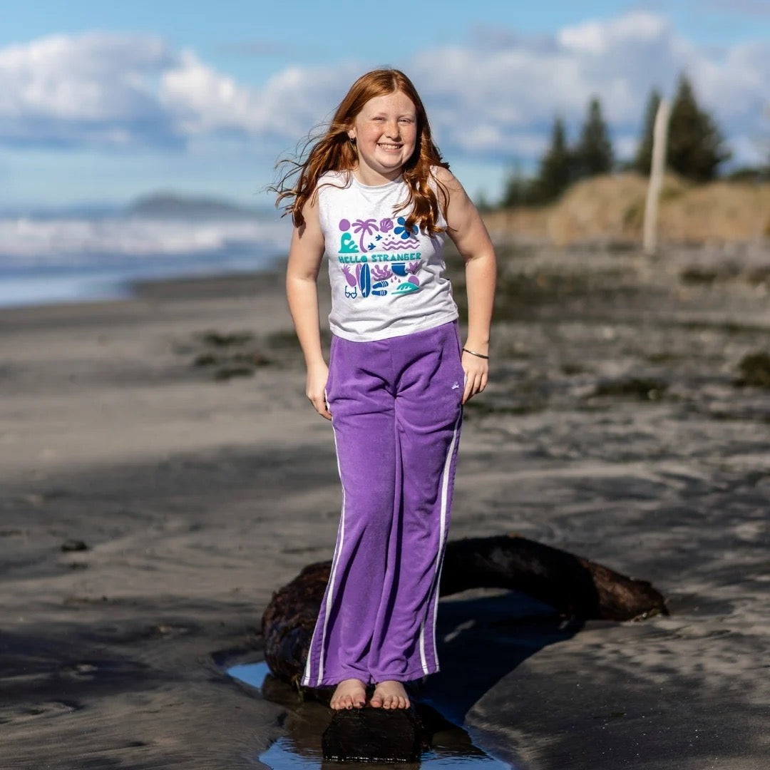 Hello Stranger Playful Pant Purple