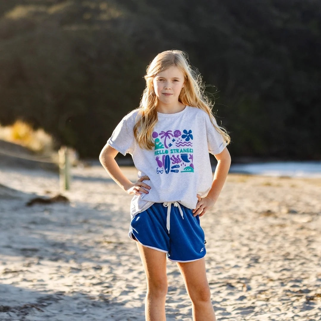 Hello Stranger Coast Shorts Blue