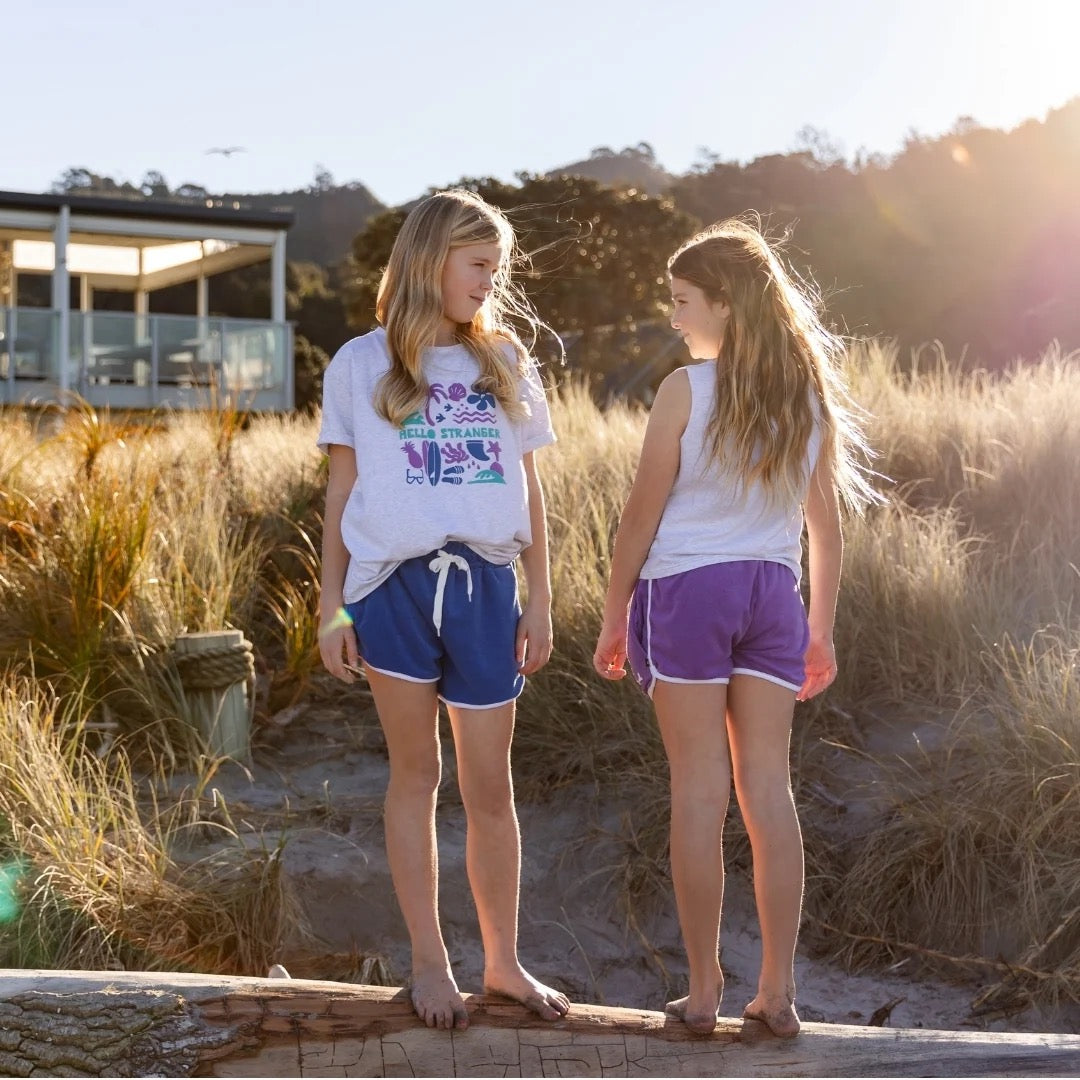 Hello Stranger Coast Shorts Blue