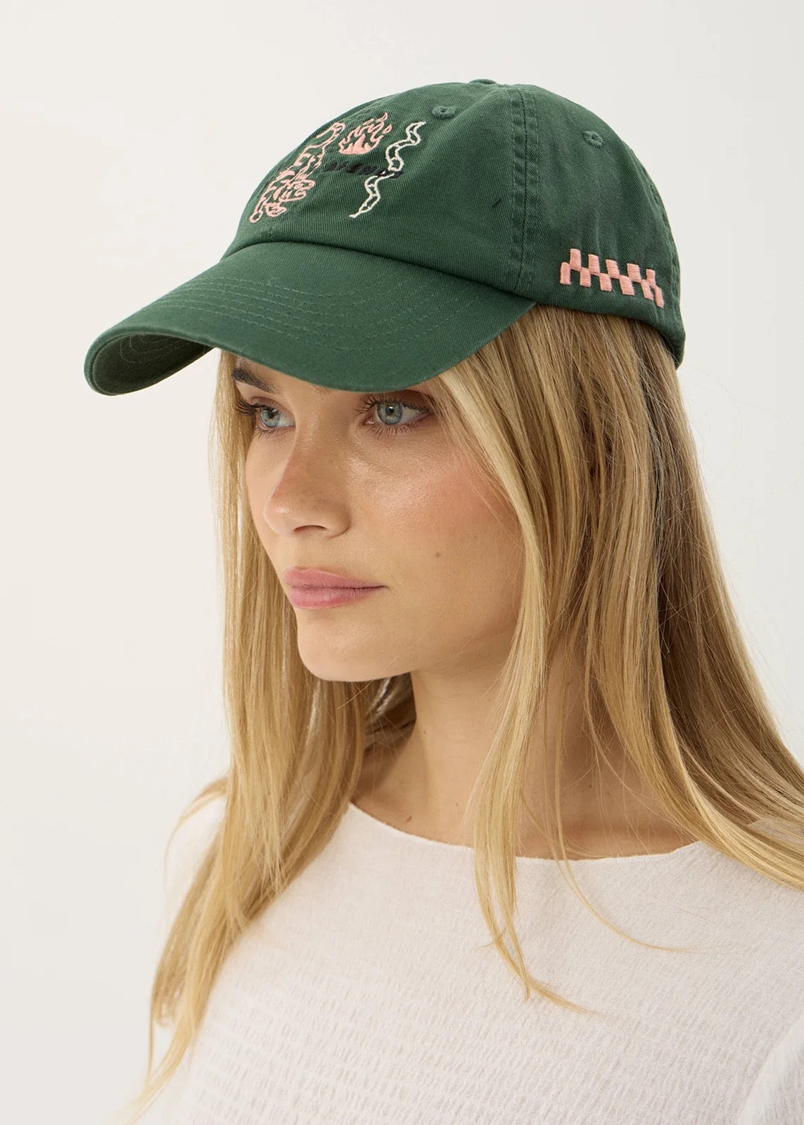 Afends Real Life Six Panel Cap - Pine