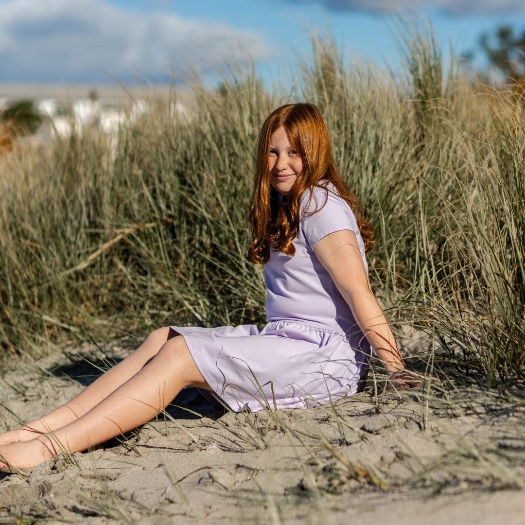 Hello Stranger Girls Palma Dress On Vacation Lilac