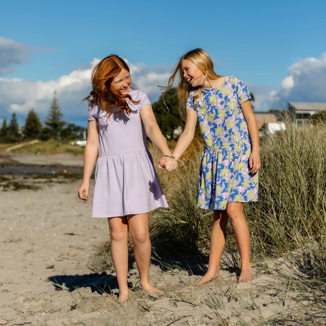 Hello Stranger Girls Palma Dress On Vacation Lilac