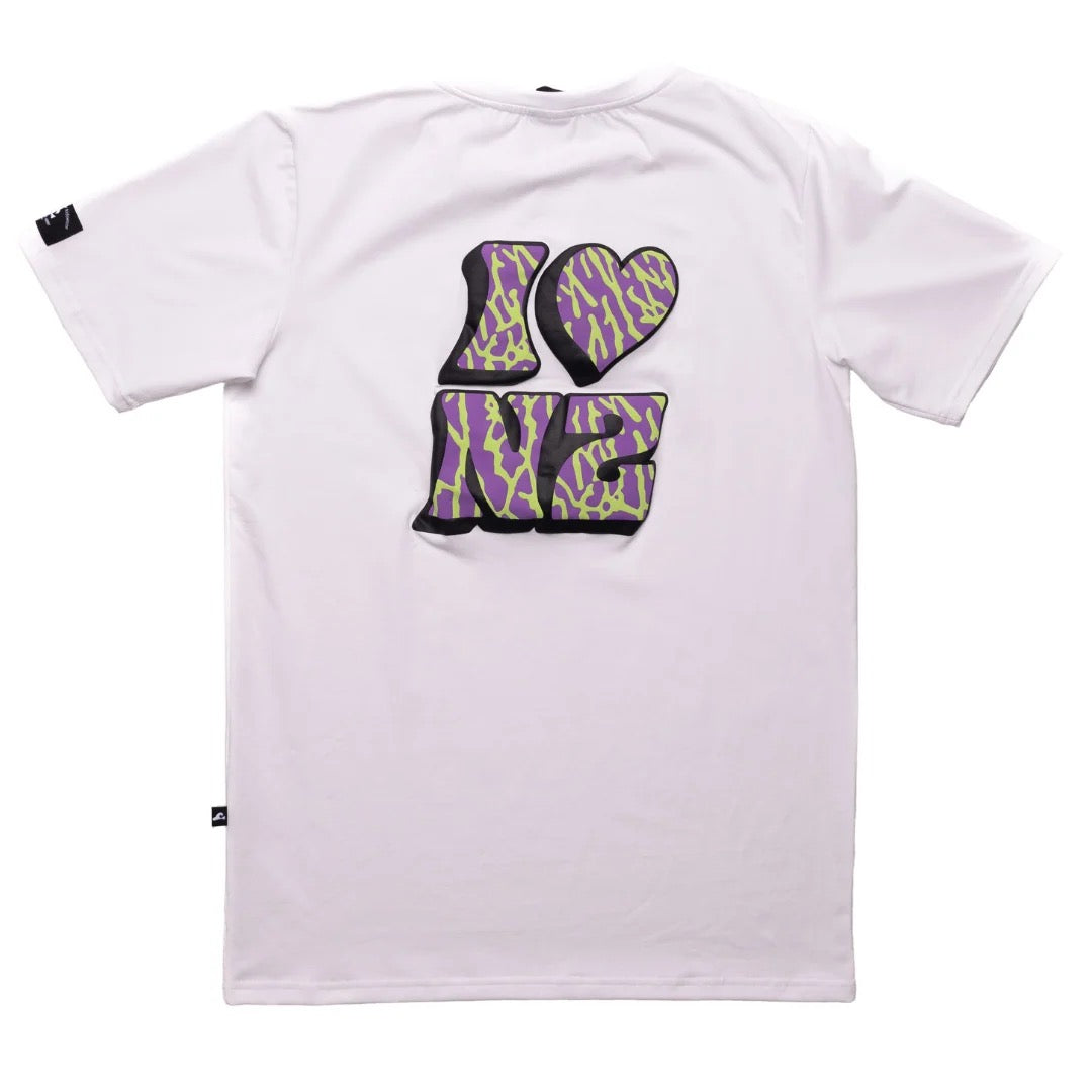 Hello Stranger I Love NZ Tee White