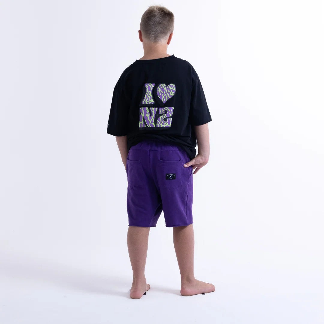 Hello Stranger I Love NZ Box Tee Black