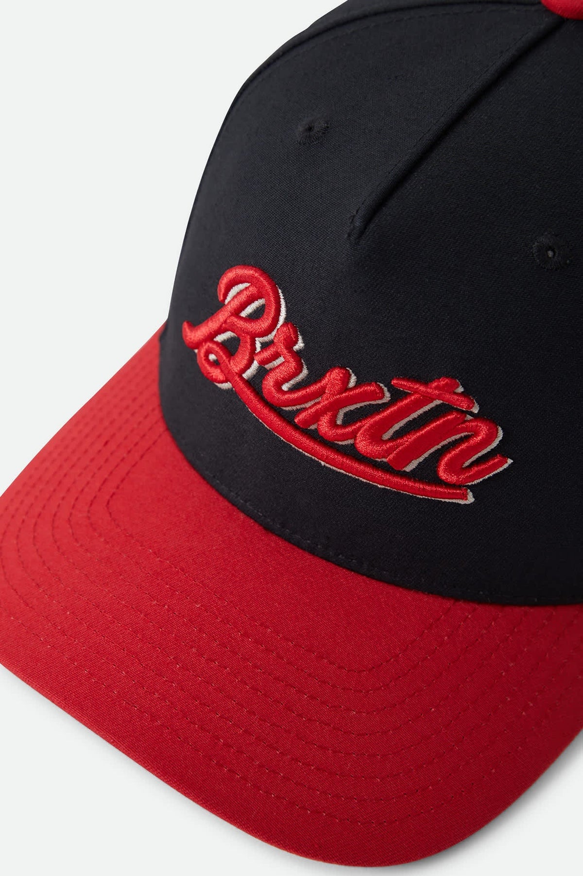 Brixton Jenson Sanpback Black/Crimson