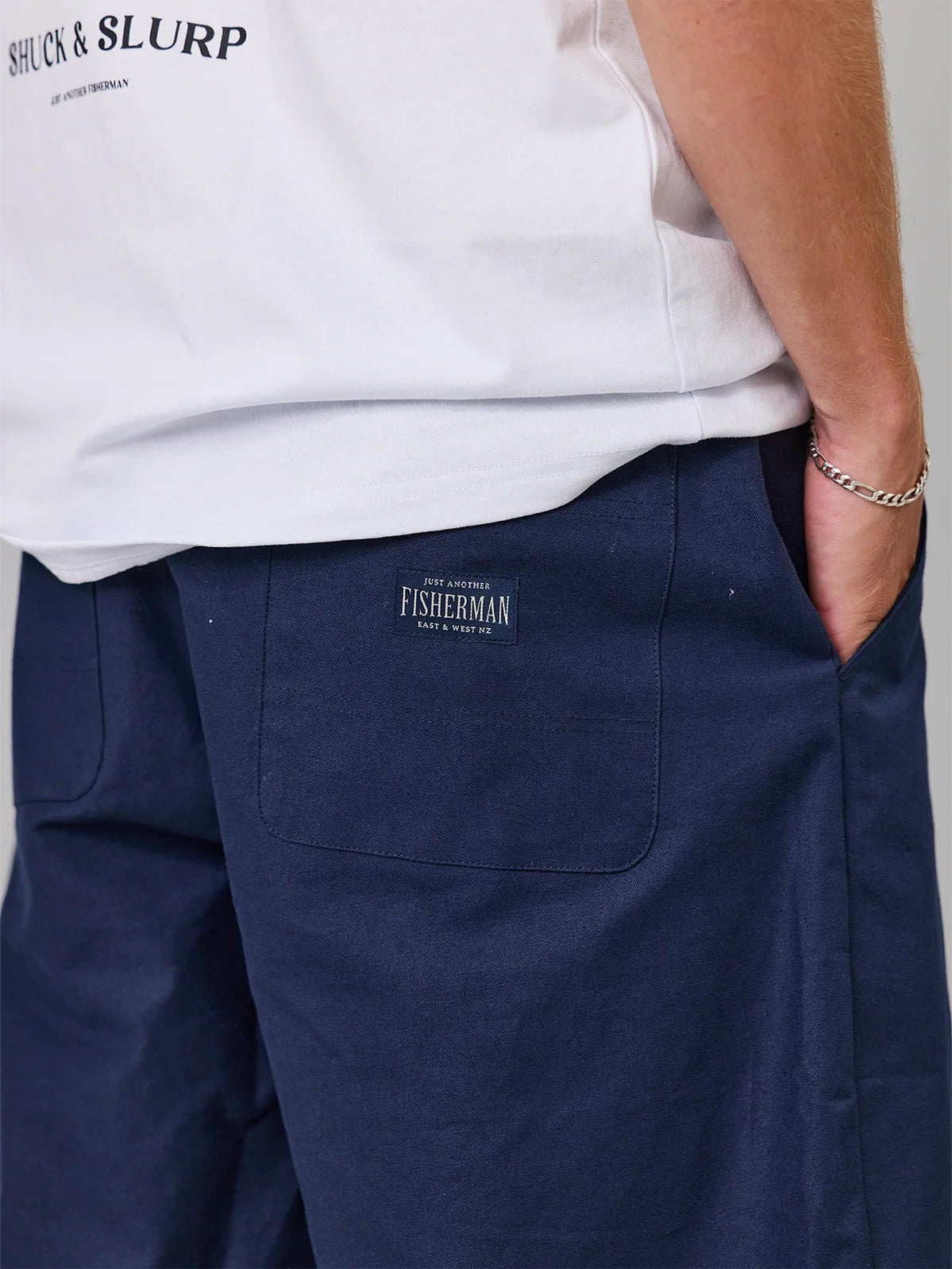 Just Another Fisherman Shipyard Shorts Navy