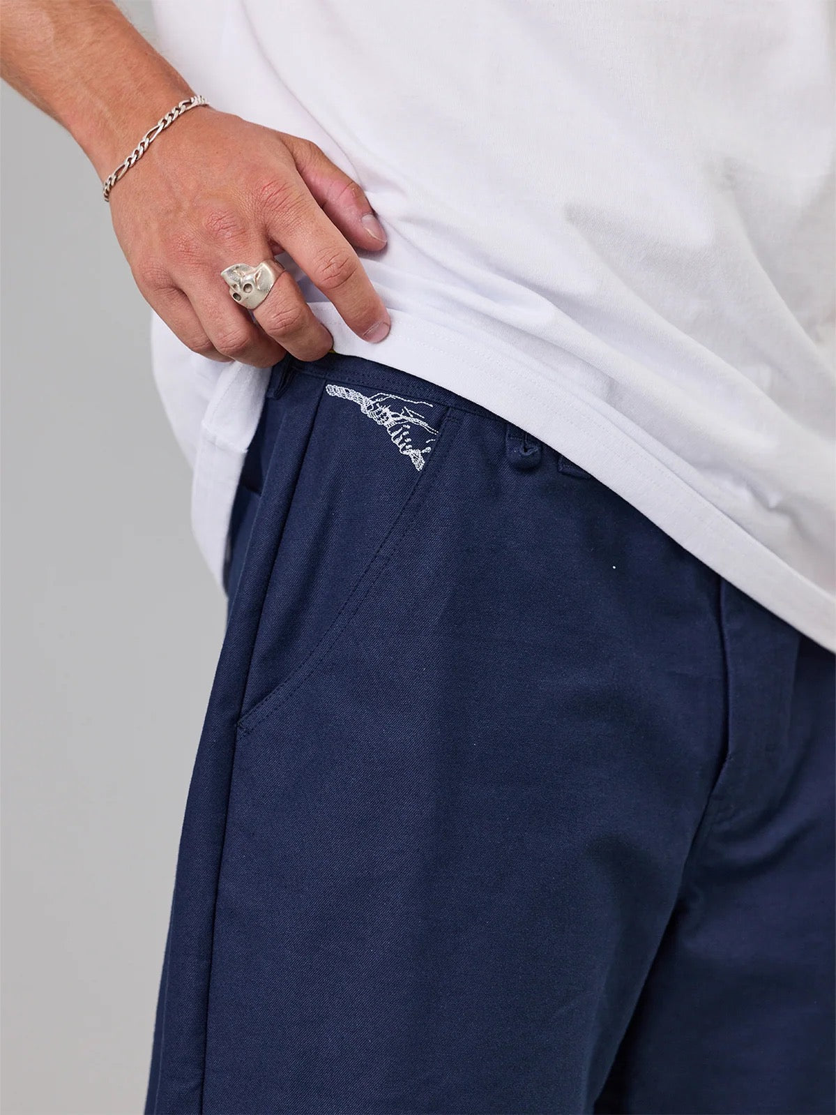 Just Another Fisherman Shipyard Shorts Navy