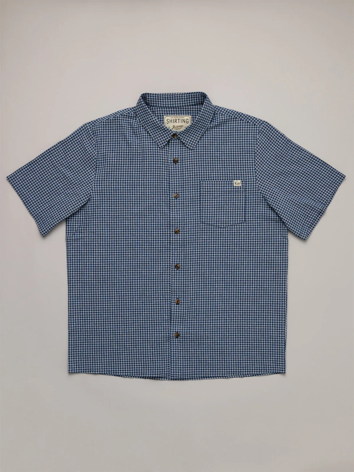 Just Another Fisherman Ballast SS Shirt Blue Check