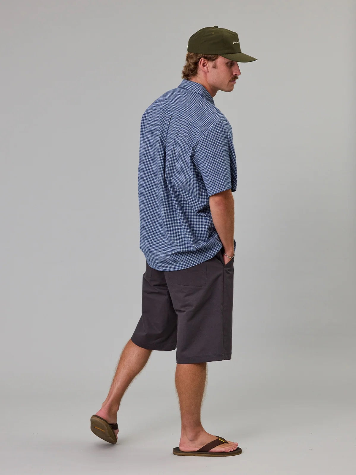 Just Another Fisherman Ballast SS Shirt Blue Check