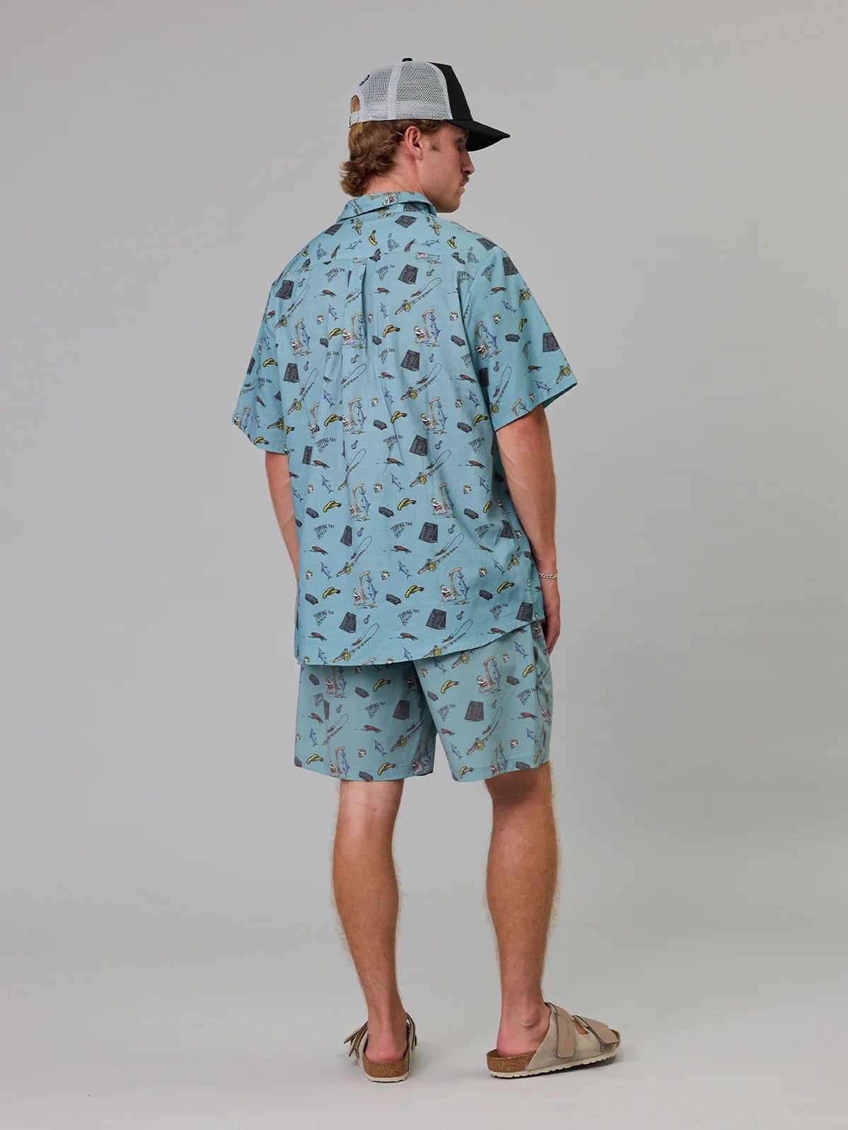 Just Another Fisherman Tipping the Scales SS Shirt Green