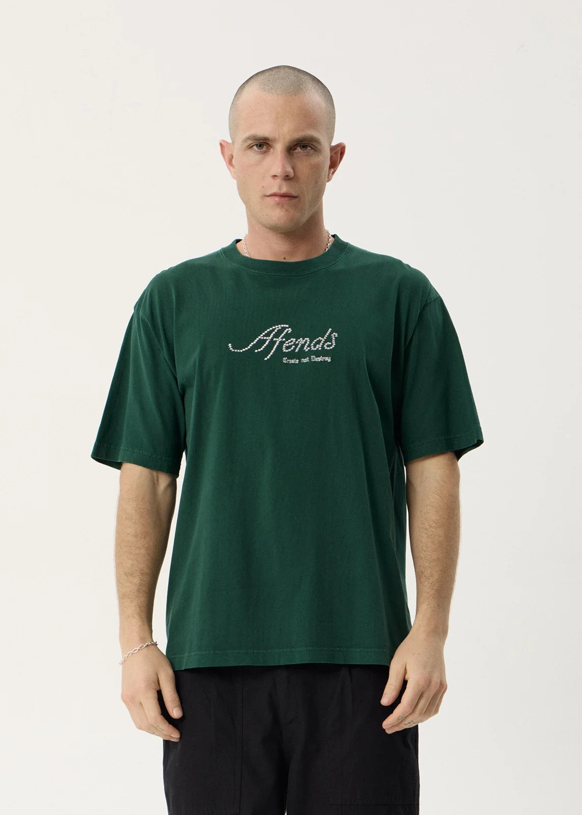 Afends Horoscope Boxy Tee - Washed Pine