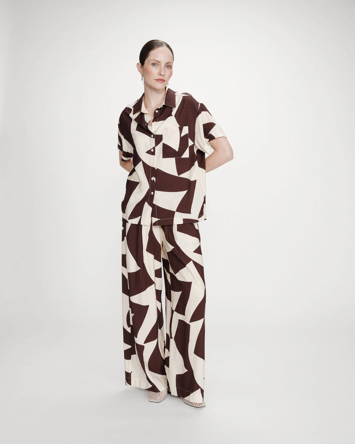 Grace & Mila Veil Shirt Chocolat (Chocolate)