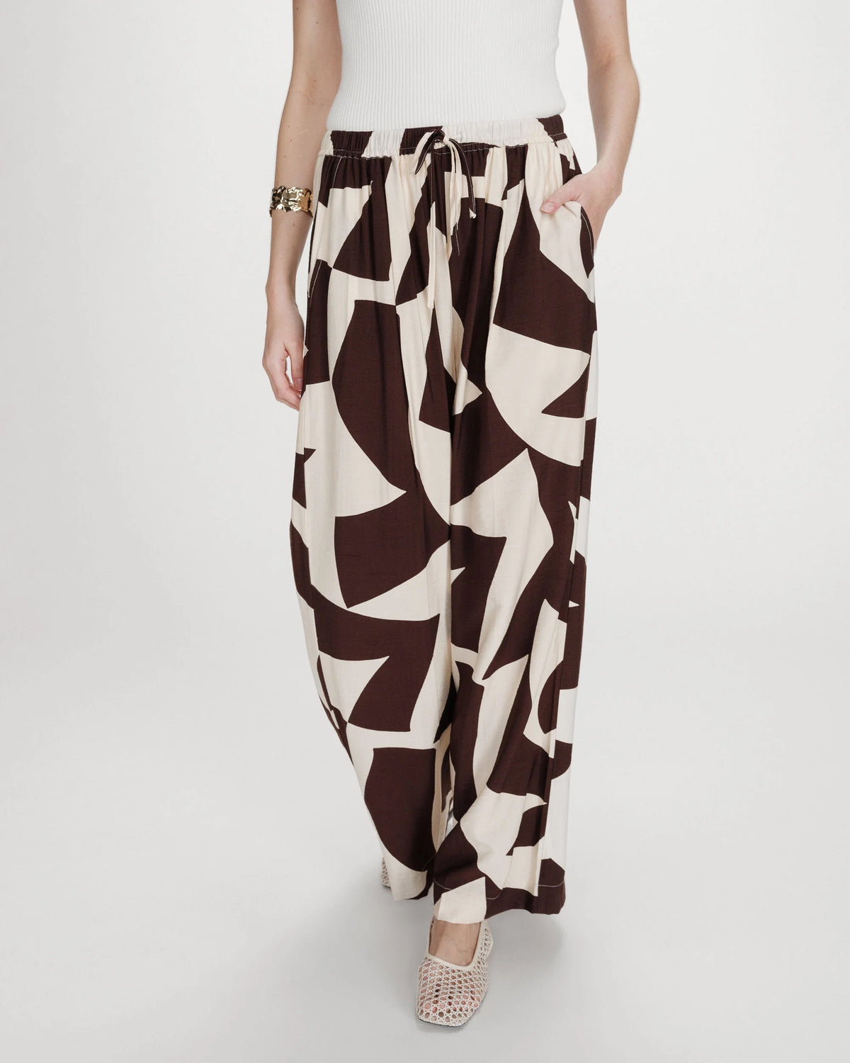 Grace & Mila  Veni Pants Chocolat(Chocolate)