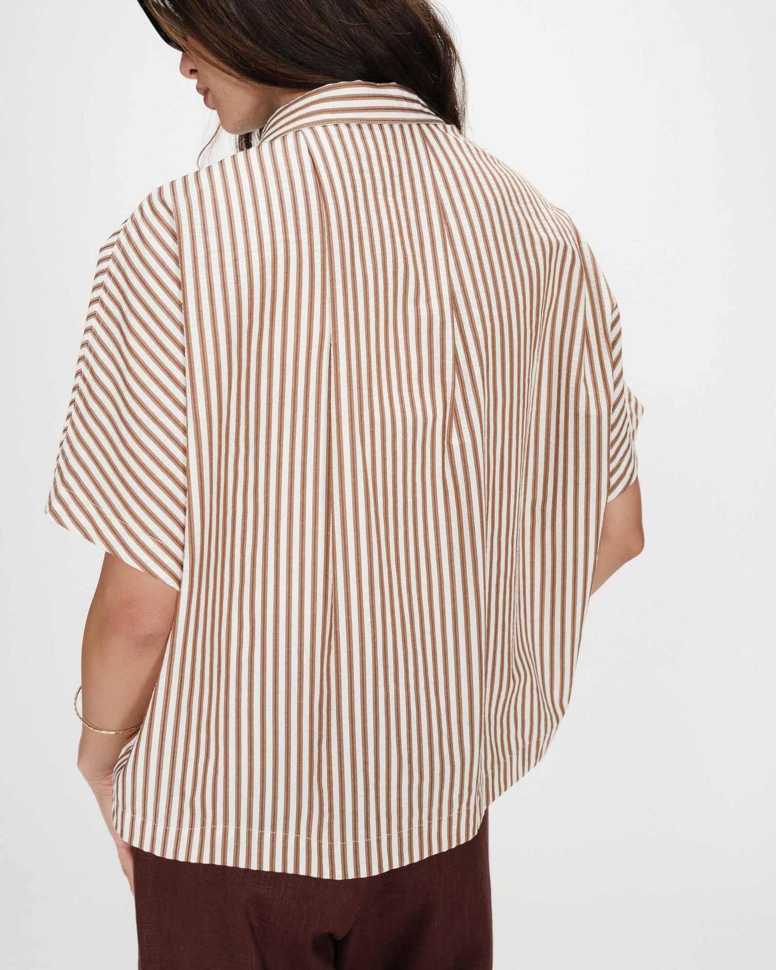 Grace & Mila Vercia Shirt Mocha