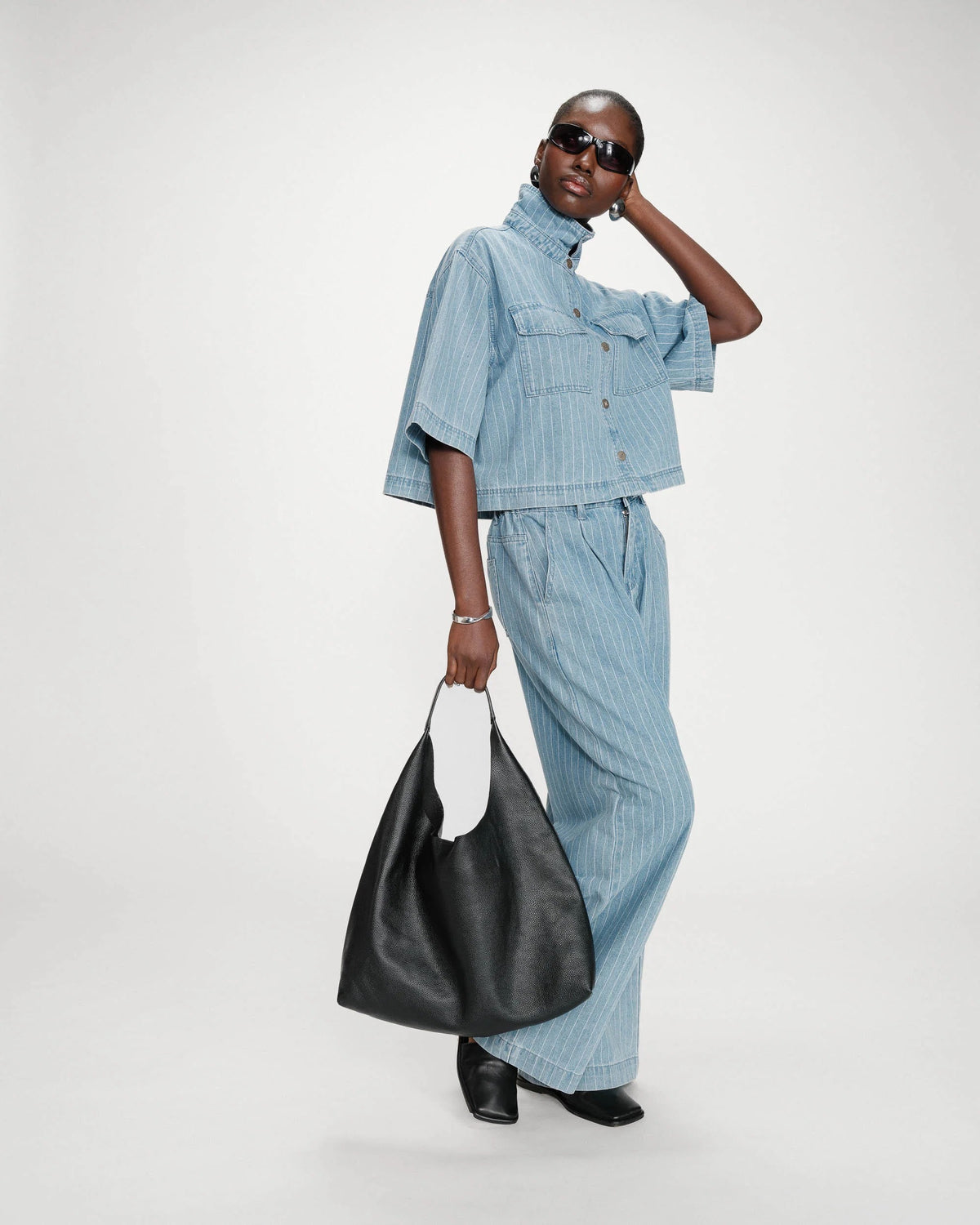 Grace & Mila Vita Shirt Striped Blue