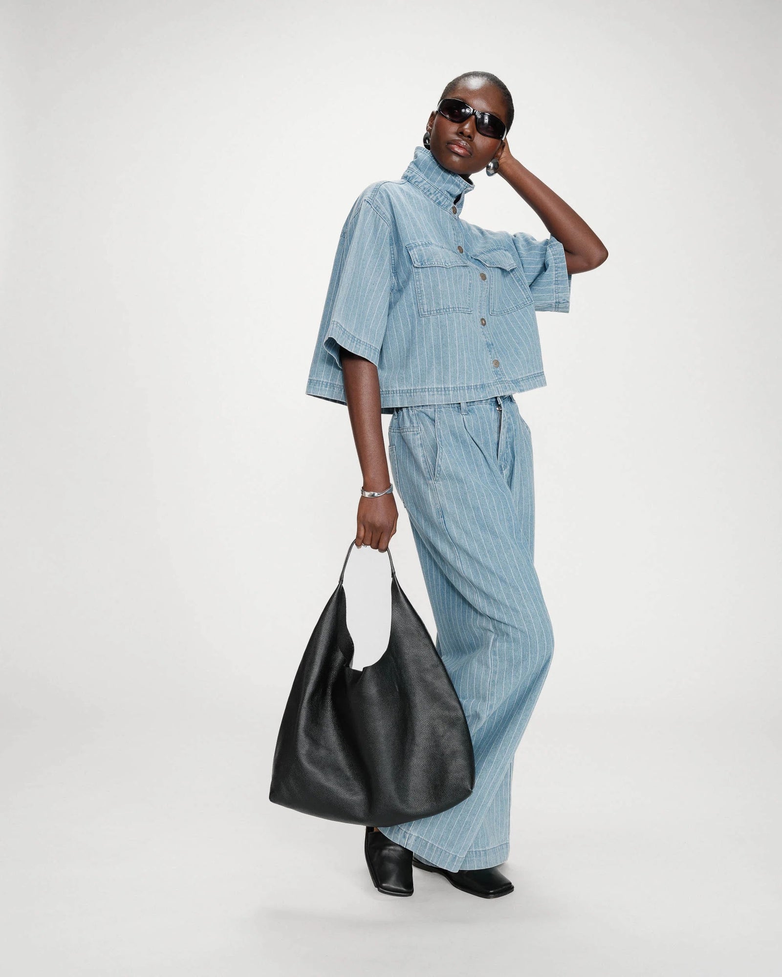 Grace & Mila Vita Shirt Striped Blue