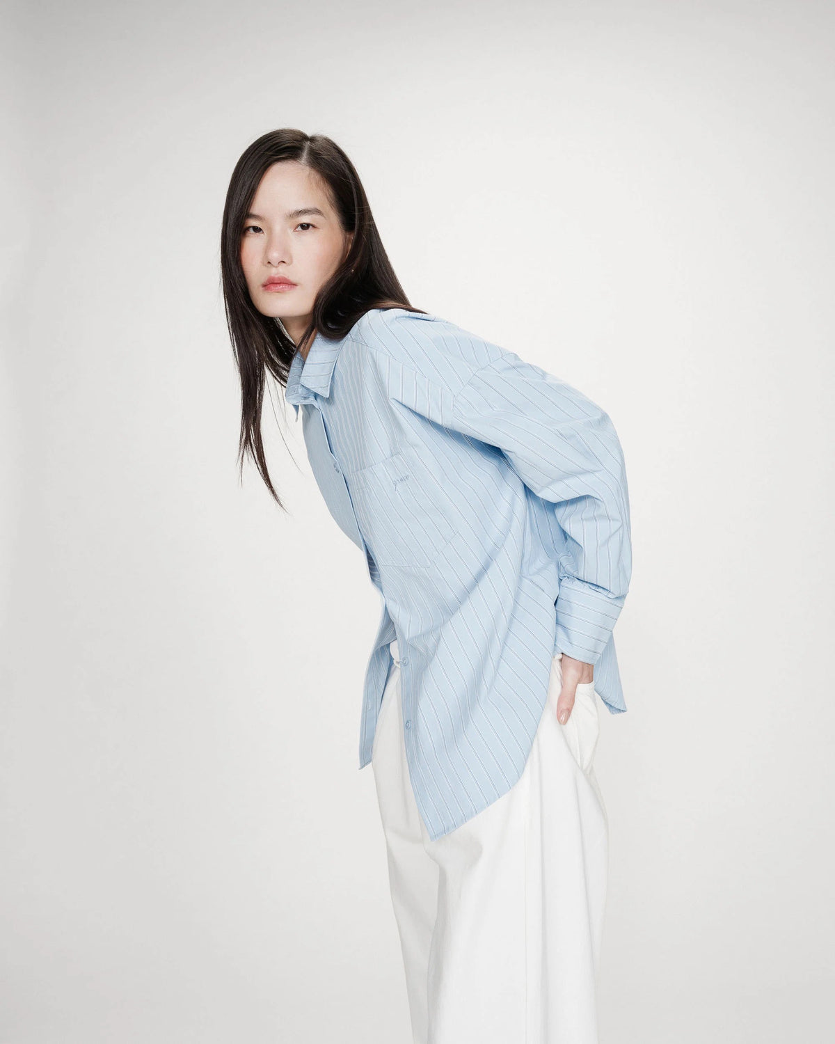 Grace & Mila Valerie Shirt Cornflower Blue